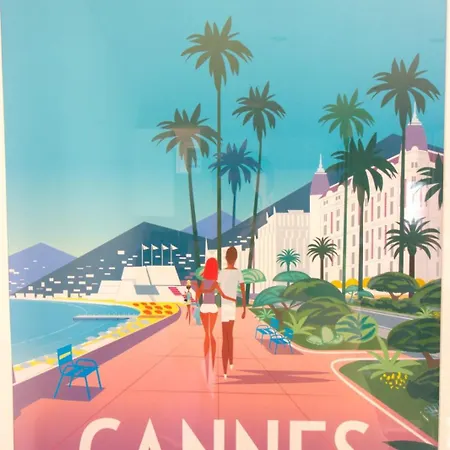Cannes Croisette - 4 Personnes - Vue Mer Exterior photo