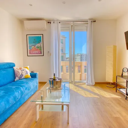 Cannes Croisette - 4 Personnes - Vue Mer Exterior photo